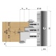 Stark cutters for door rabbeting TYPE 2 bore 50mm | Stark