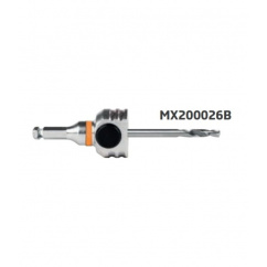 MXqs Aufnahmedorn (komplett) mit HSS-Zentrierbohrer (kurz)  L105mm 6.35mm  MX200026B