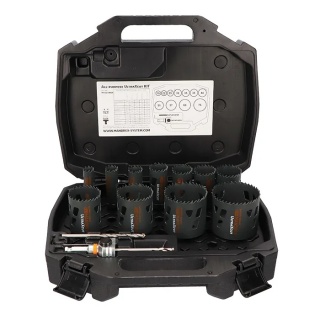 Mandrex Industrial set UltraXcut 19mm-76mm esagono 11, 13 pezzi | Mandrex