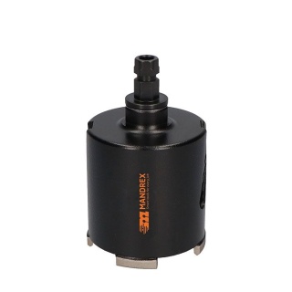 Mandrex DIAMANT Dozenboor ConcreteXdry 72mm met adapter | Mandrex