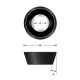 Plastic coated steel bearing angle 6°  d 6.35 mm D20 mm