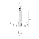 PCD Diamond straight router bit 14mm  L45  S16mm