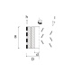 Diamant strijkfrees Symmetrisch 80x46x30mm Z3+3 RH 4mm