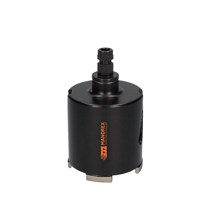 Scie cloche Mandrex DIAMOND ConcreteXdry 82 mm avec adaptateur