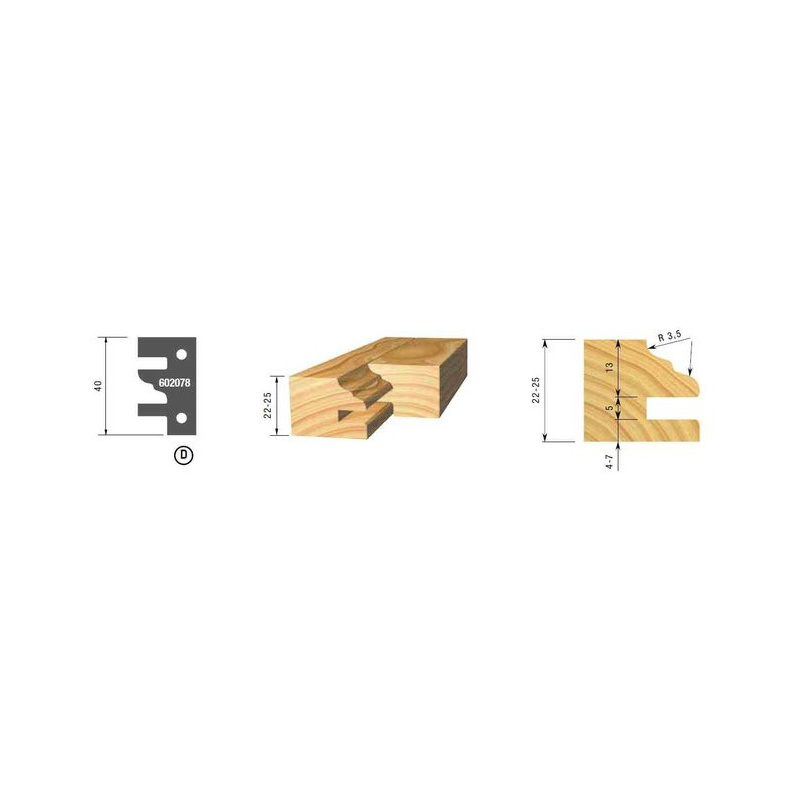 Knife profile D | Stark