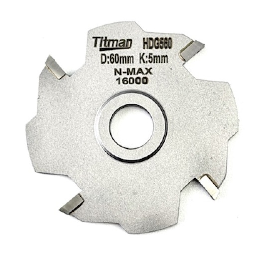 Scanalatrice D60 L5 con foro 12 mm