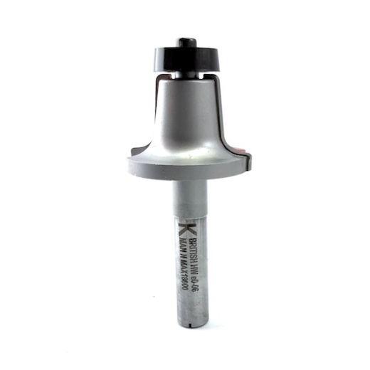 Fasefräser R6,35 6° S12mm Fur Mineralwerkstoff