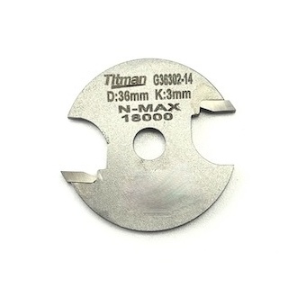 Schijffrees 3mm D36 d6.35  Z2