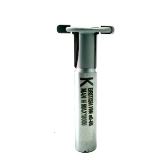 Fresa a T con raggio di 2 mm e gambo di 12 mm