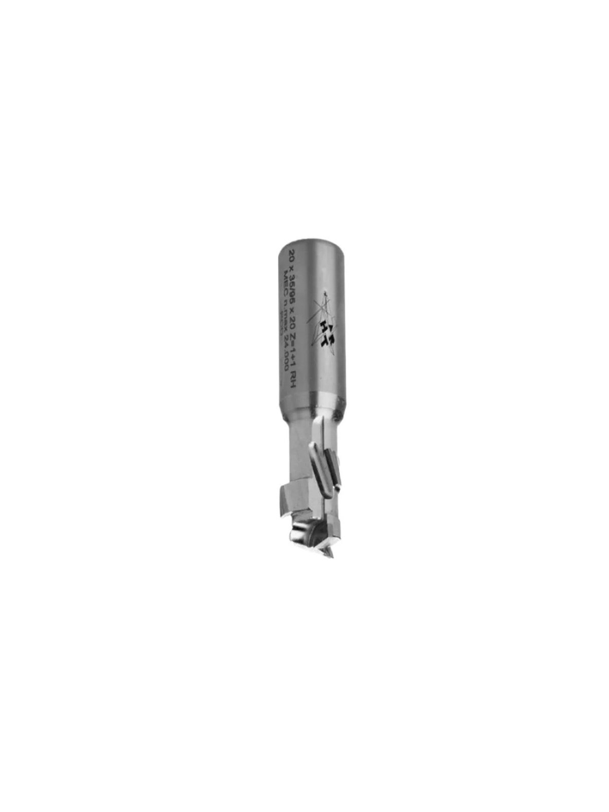 JVL PCD Diamond straight router bit 20mm L45  S20mm | JVL-Europe