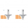Afrondfrees R12,7 S8mm | Titman Tools