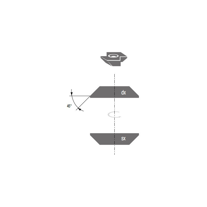 afschuinmes (DX) 45° | Stark