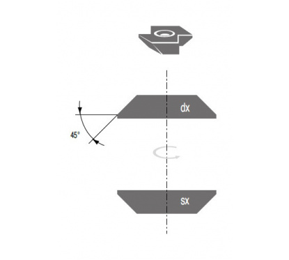 Chamfer Knive (DX) 45° | Stark Chamfer Knive (DX) 45° | Stark