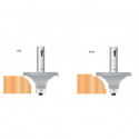 Rounding over bit  R3  S6mm | Titman Tools