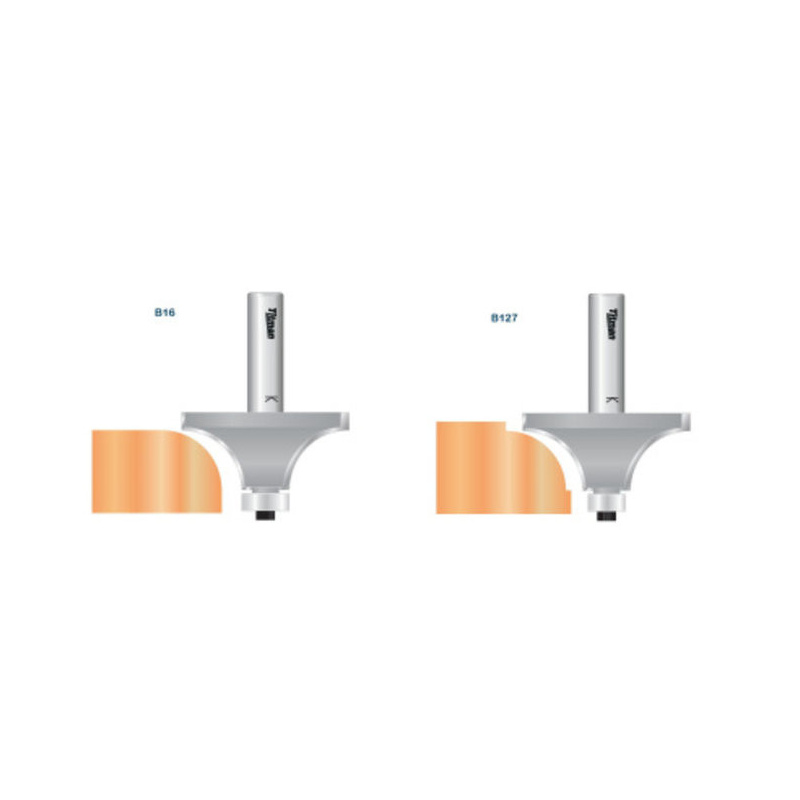 Rounding over bit  R5  S6mm | Titman Tools