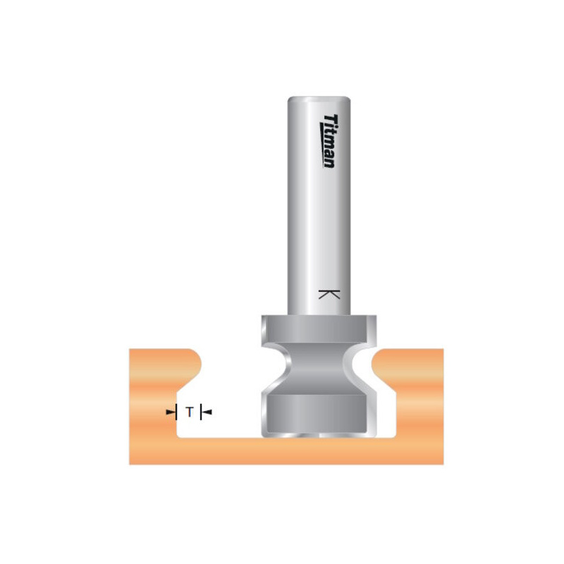 Titman Finger pull Cutters D22  R1(3)  R2(1)  S12mm   FPC22-12 | JVL-Europe