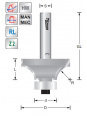 Titman Rounding over bit R19mm S12mm | JVL-Europe