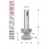 Griffmuldenfraeser D22  R1(3)  R2(1)  S12mm   FPC22-12 | Titman Tools