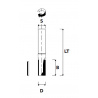 PKD Diamant groeffrees Z1 recht D6  L15 S6mm | JVL Tools