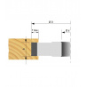 Sponning freeskop aluminium 125 x 50 mm Asgat 31,75mm | Stark