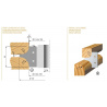 Multiradius set R12, R15, R18 and R20 mm Bore 50mm | Stark