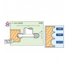Titman flute bit R4 S8mm | Titman Tools
