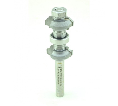 Dubbele afschuinfrees - afrondfrees verstelbaar  R2.5 45° S8mm | Titman Tools