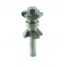 Double chamfering bit with bearing 16 to 32 mm. S12mm | Titman Tools