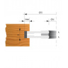 Wendeplatten-Verstellnuter TYPE A - 160 x 16-30mm Bohrung 35mm | Stark