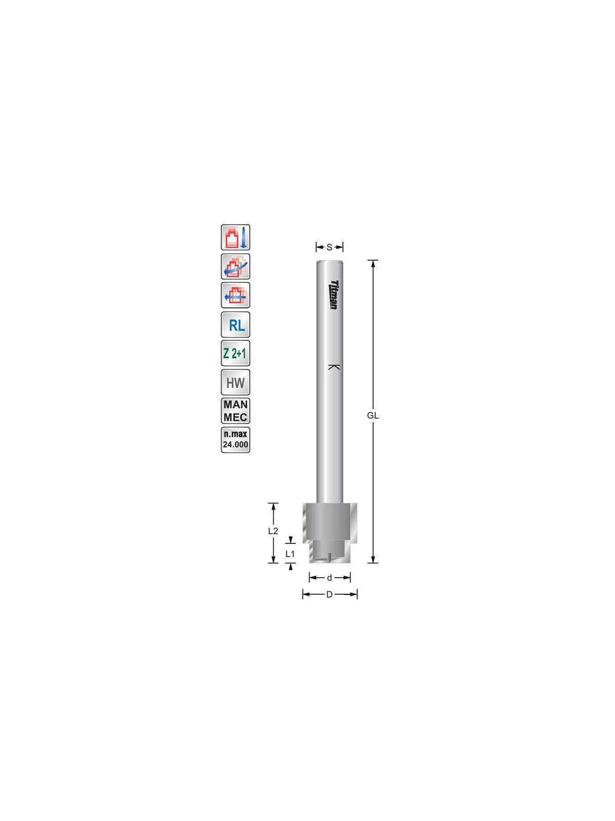 Stark Stufenfräser HM 20,3/12,3mm und 18/9,5mm | JVL-Europe