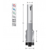 Bearing guide trimmer D6.35  S12mm  for solid surface | Titman Tools